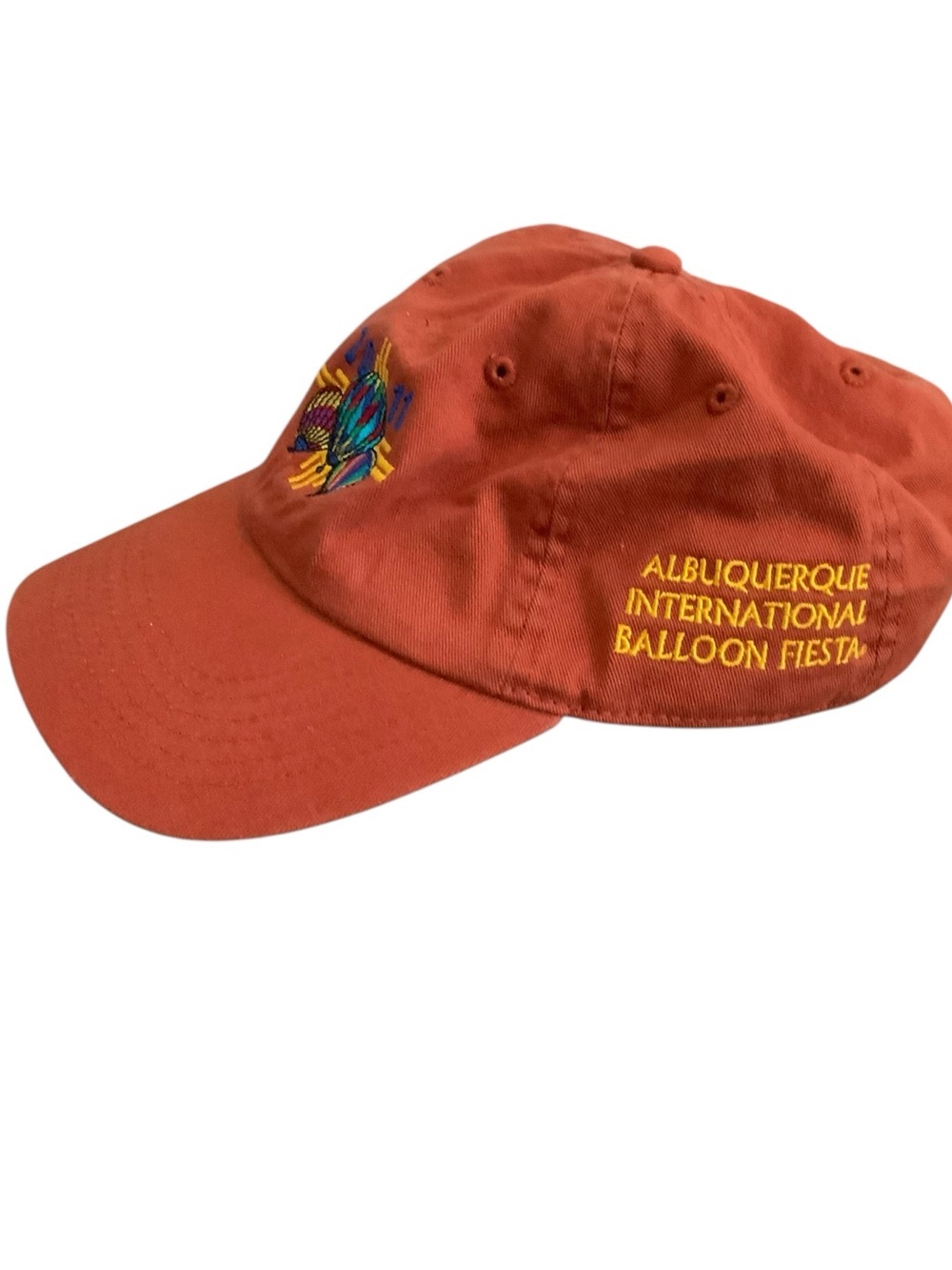 2011 Albuquerque International Balloon Fiesta Rust Orange Baseball Cap